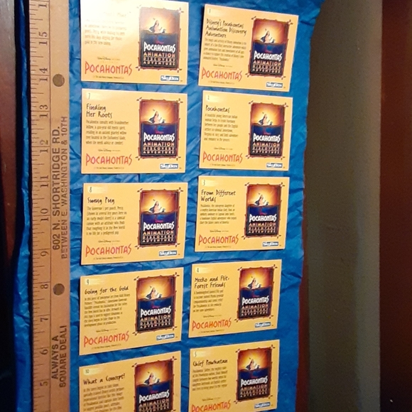 Disney Pocahontas Trading cards **Free w/any purch - Picture 2 of 2